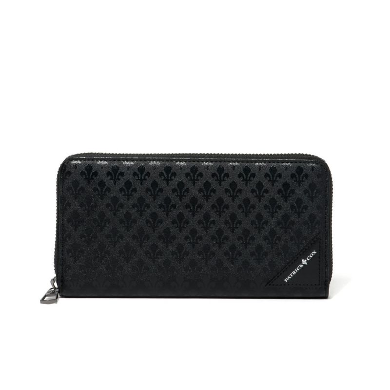 PATRICK COX  BLACK KINGS ラウンドファスナー長財布 ブラック
