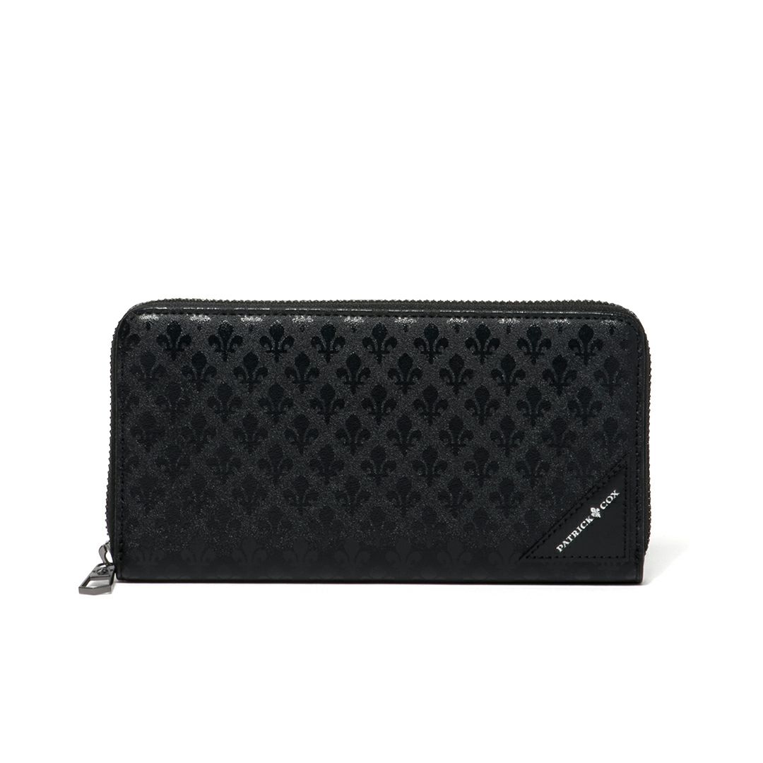 PATRICK COX  BLACK KINGS ラウンドファスナー長財布 ブラック