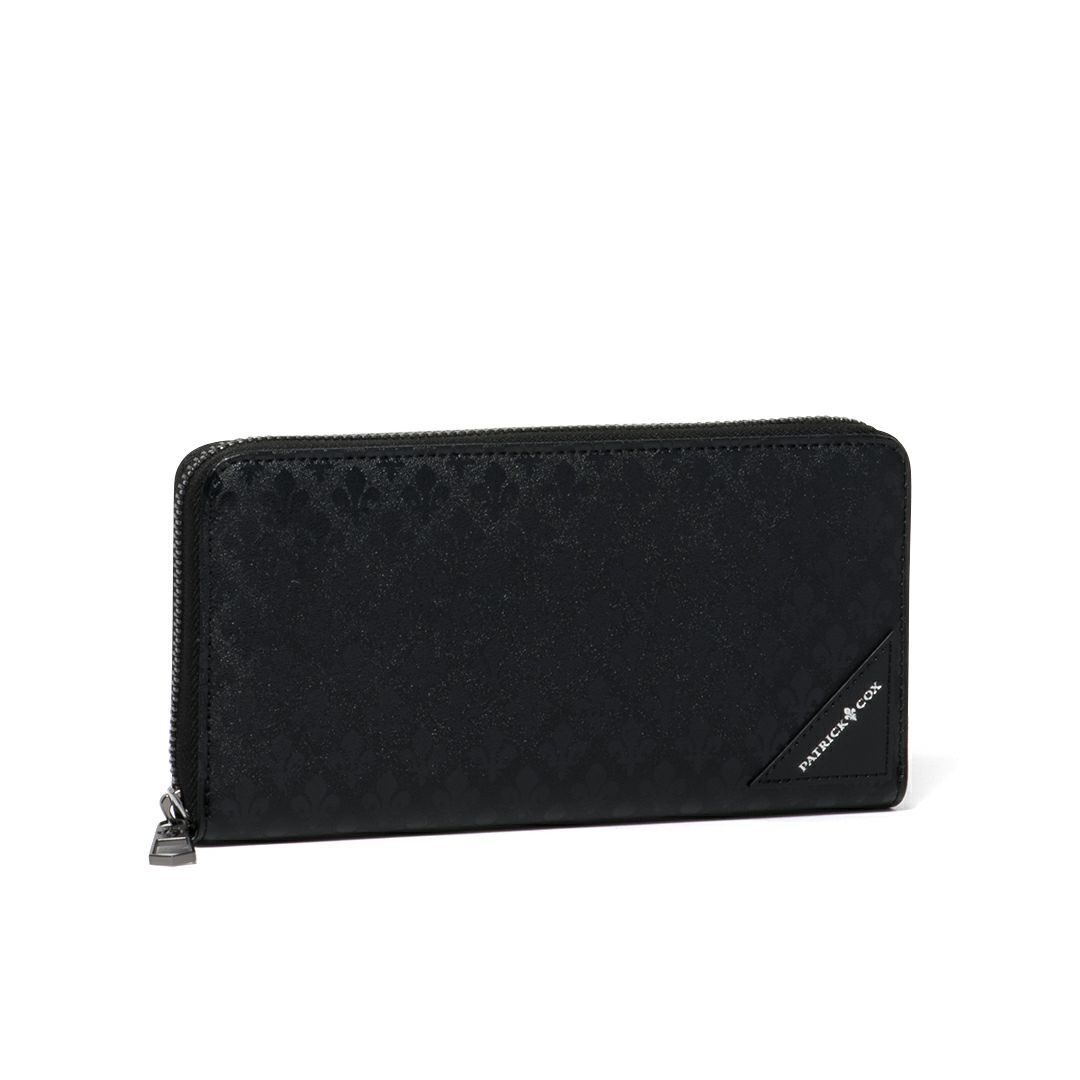 PATRICK COX  BLACK KINGS ラウンドファスナー長財布 ブラック