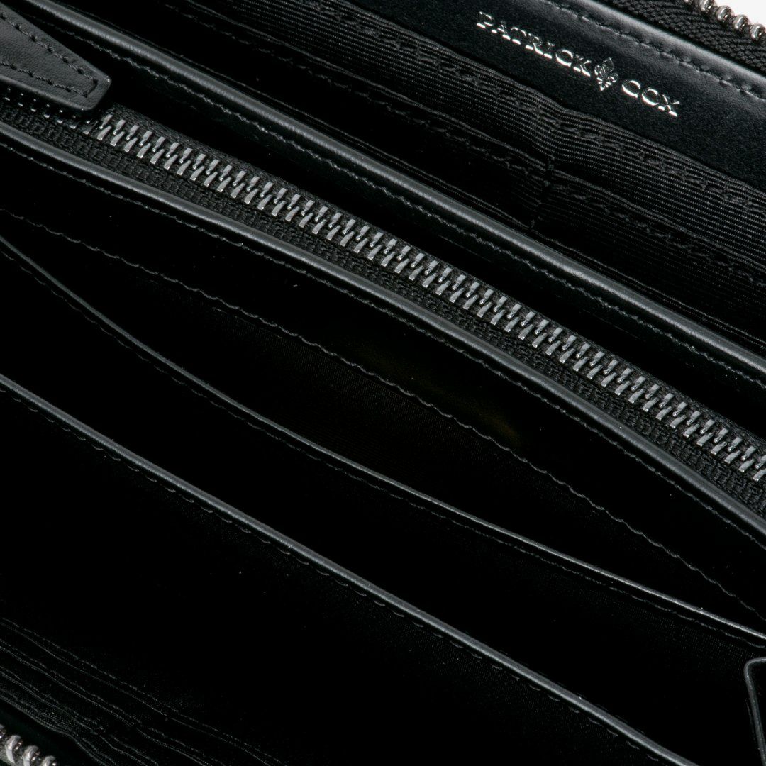 PATRICK COX  BLACK KINGS ラウンドファスナー長財布 ブラック