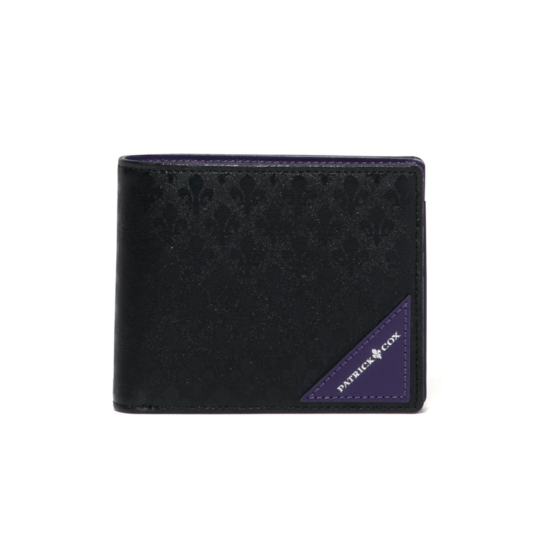 PATRICK COX  BLACK KINGS 二つ折り財布 パープル