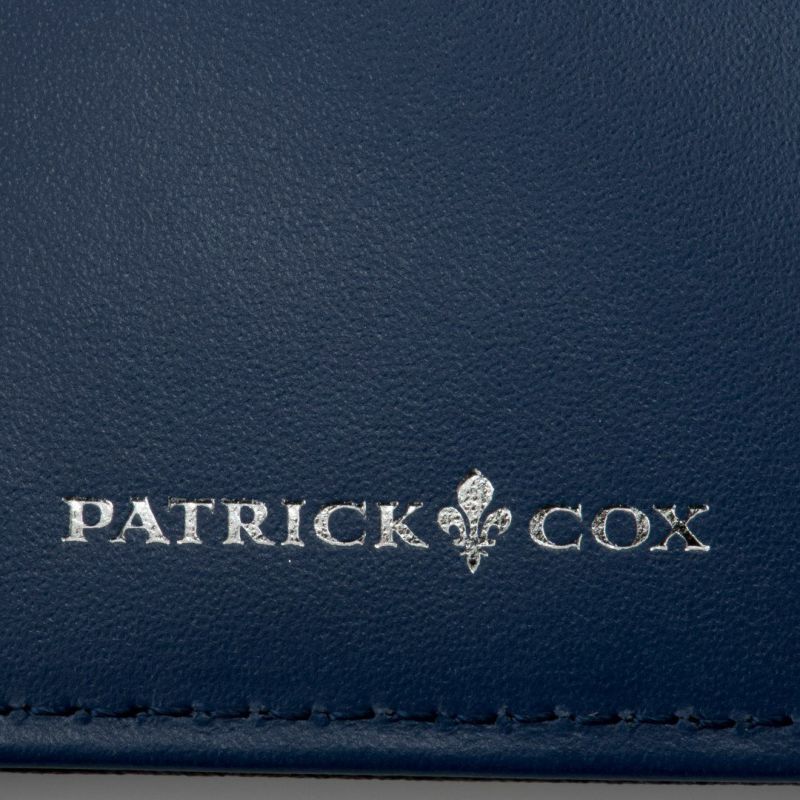 PATRICK COX  BLACK KINGS 二つ折り財布 ディープブルー