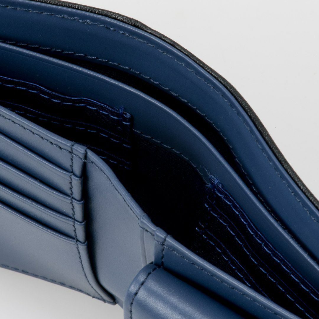 PATRICK COX  BLACK KINGS 二つ折り財布 ディープブルー