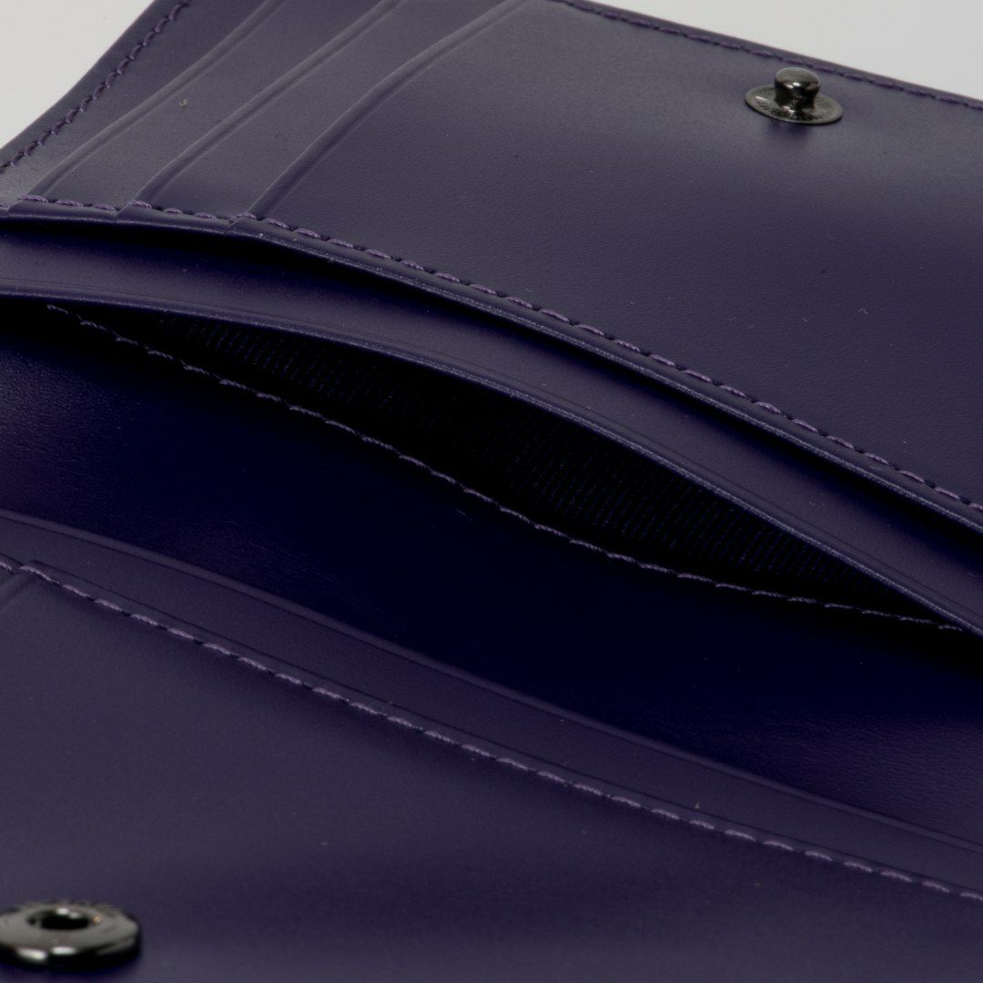  PATRICK COX  BLACK KINGS L字ファスナー二つ折り財布 パープル