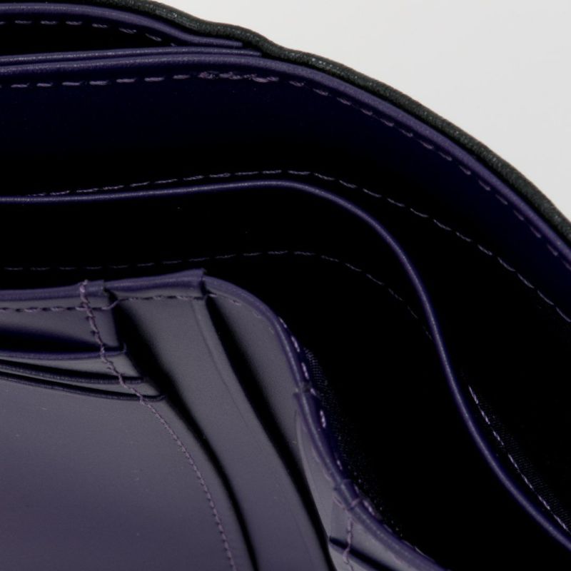  PATRICK COX  BLACK KINGS L字ファスナー二つ折り財布 パープル