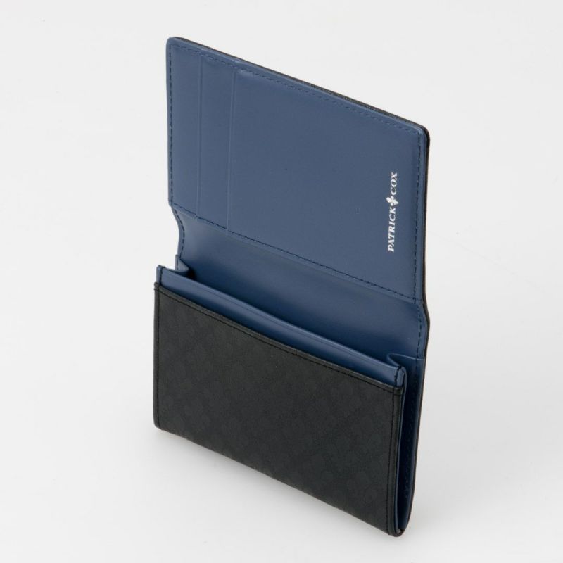 PATRICK COX  BLACK KINGS 名刺入れ ディープブルー