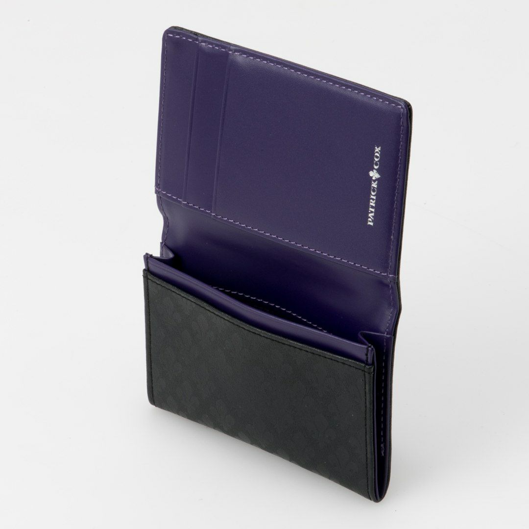 PATRICK COX  BLACK KINGS 名刺入れ パープル