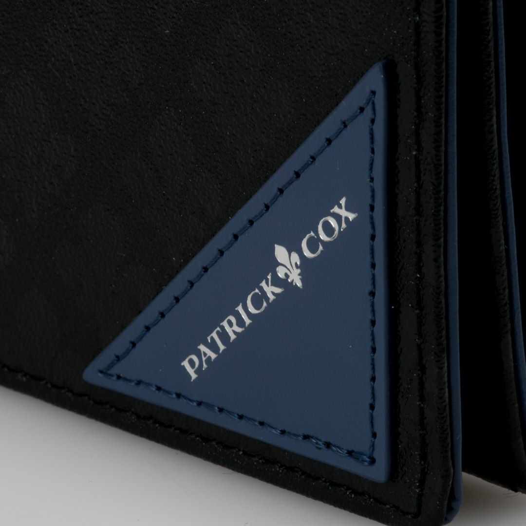 PATRICK COX  BLACK KINGS 名刺入れ ディープブルー