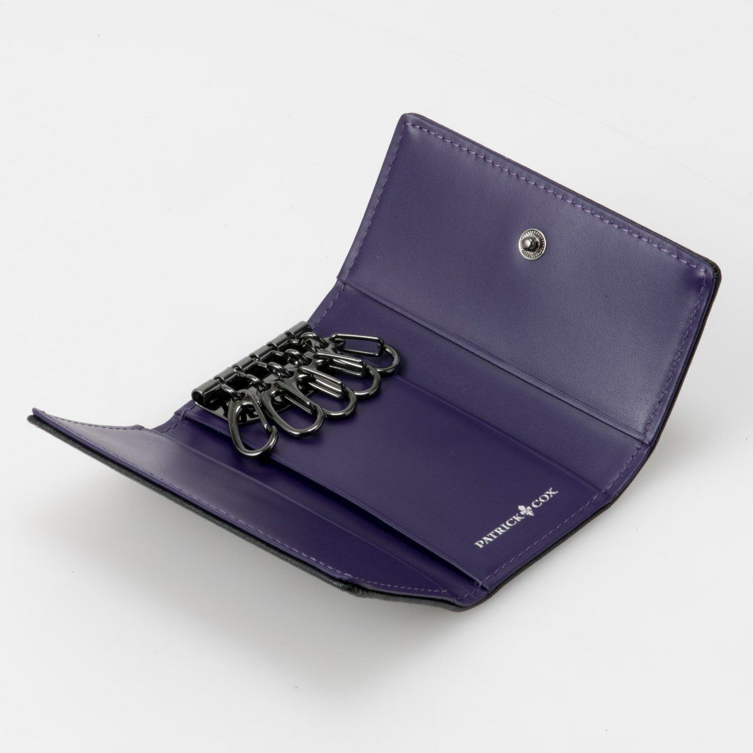 PATRICK COX  BLACK KINGS キーケース パープル