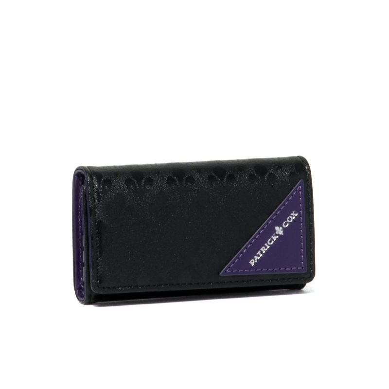 PATRICK COX  BLACK KINGS キーケース パープル