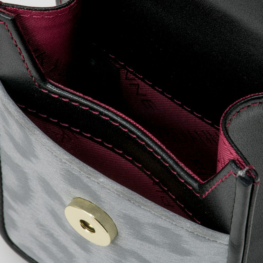 PINKY&DIANNEソフトレオパード シガレットケース グレー