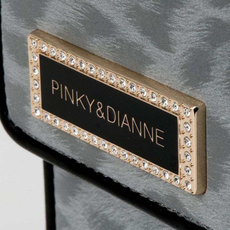 PINKY&DIANNEソフトレオパード シガレットケース グレー