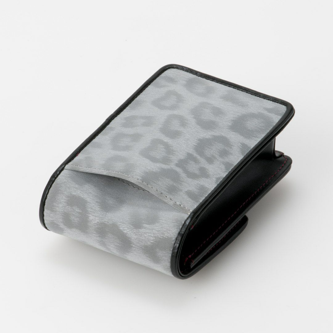 PINKY&DIANNEソフトレオパード シガレットケース グレー