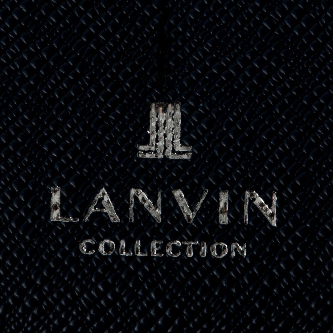 LANVIN COLLECTION couleur du vin かぶせ型長財布(2025年秋冬限定カラー) ネイビー
