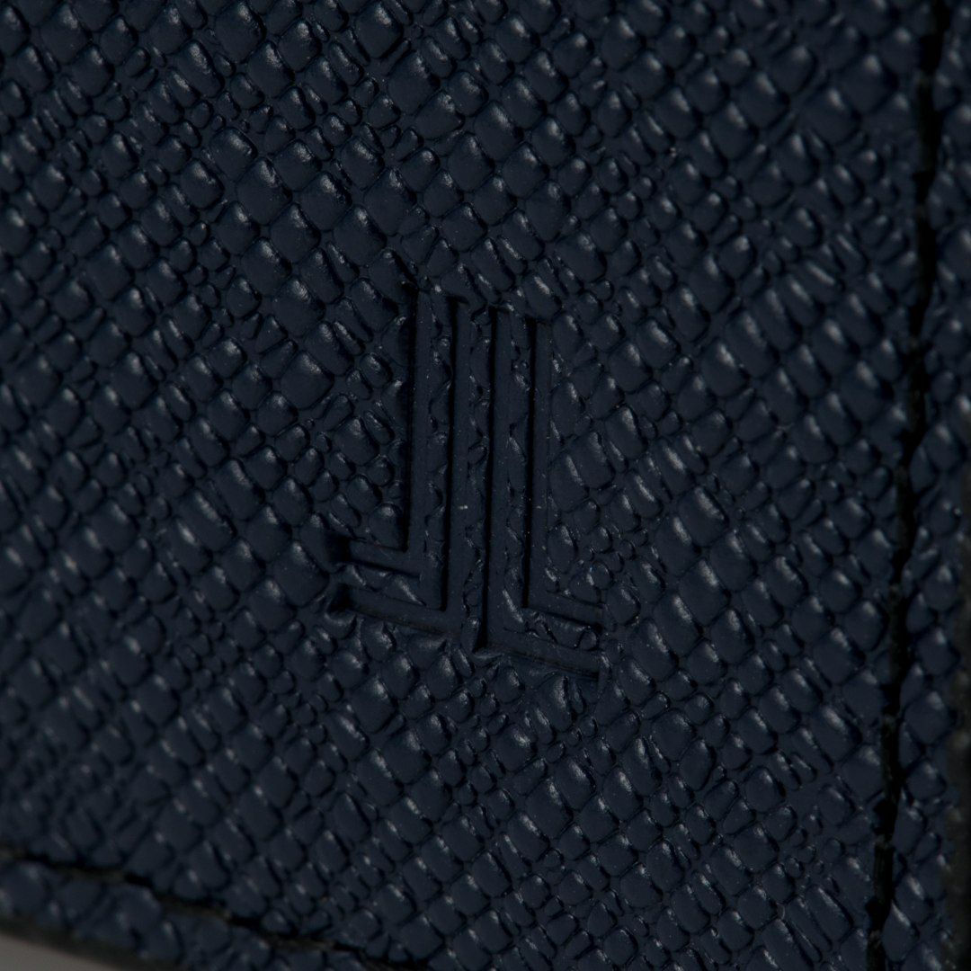 LANVIN COLLECTION couleur du vin かぶせ型長財布(2025年秋冬限定カラー) ネイビー