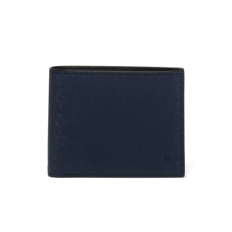 LANVIN COLLECTION couleur du vin 二つ折り財布(2025年秋冬限定カラー) ネイビー