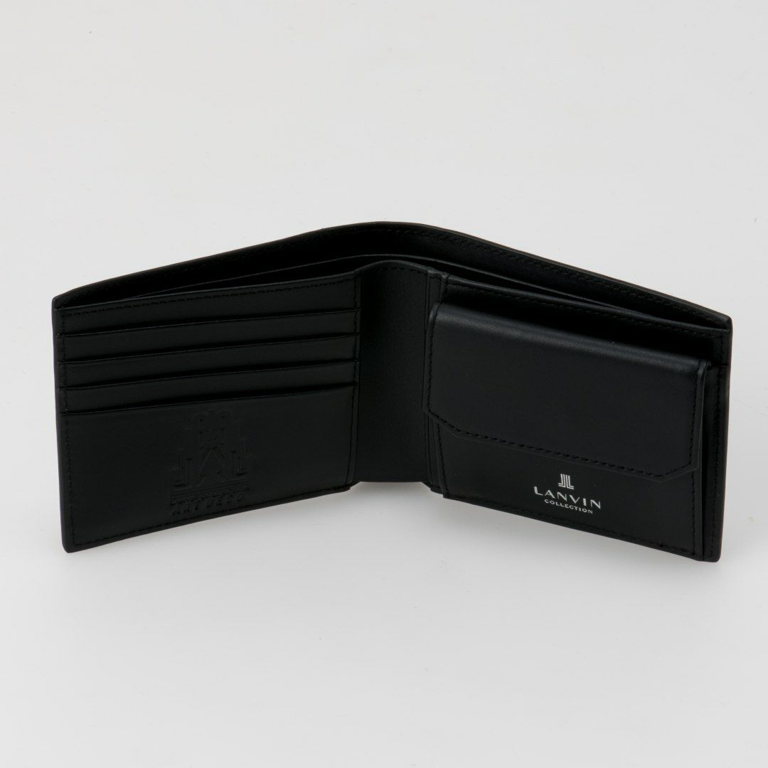 LANVIN COLLECTION couleur du vin 二つ折り財布(2025年秋冬限定カラー) ネイビー