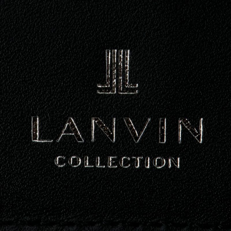 LANVIN COLLECTION couleur du vin 二つ折り財布(2025年秋冬限定カラー) ネイビー