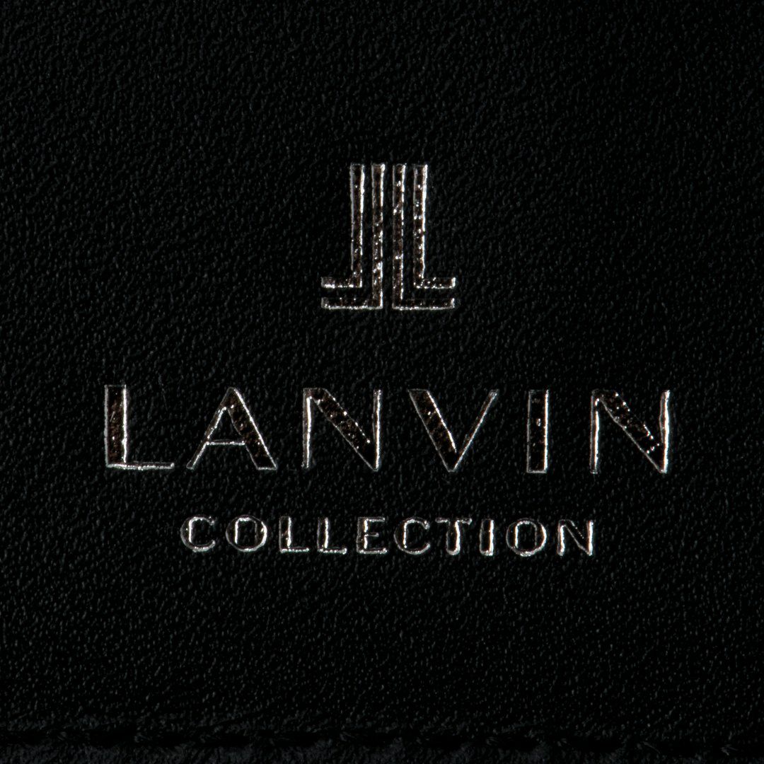 LANVIN COLLECTION couleur du vin 二つ折り財布(2025年秋冬限定カラー) ネイビー