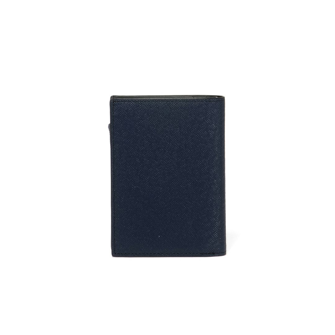 LANVIN COLLECTION couleur du vin 小銭入付二つ折り財布(縦型)(2025年秋冬限定カラー) ネイビー