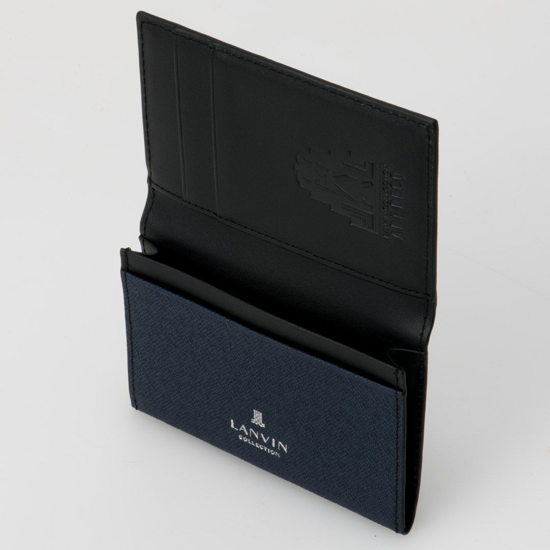 LANVIN COLLECTION couleur du vin 名刺入れ(2025年秋冬限定カラー) ネイビー