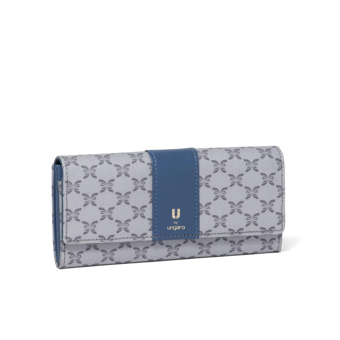 U by ungaro ミレーユ BOX長財布 ブルー