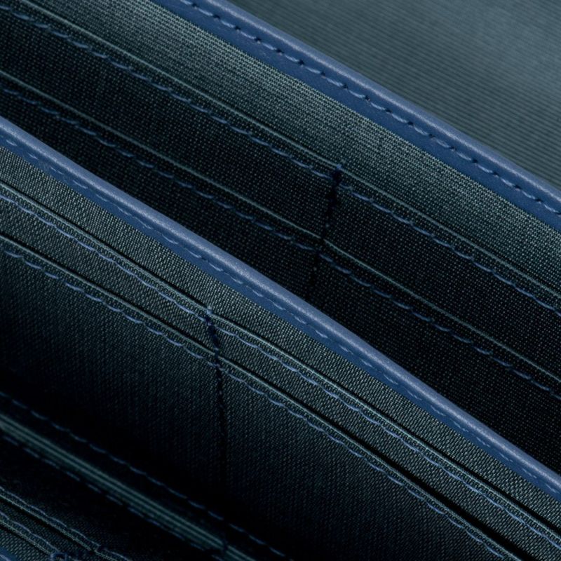 U by ungaro ミレーユ BOX長財布 ブルー