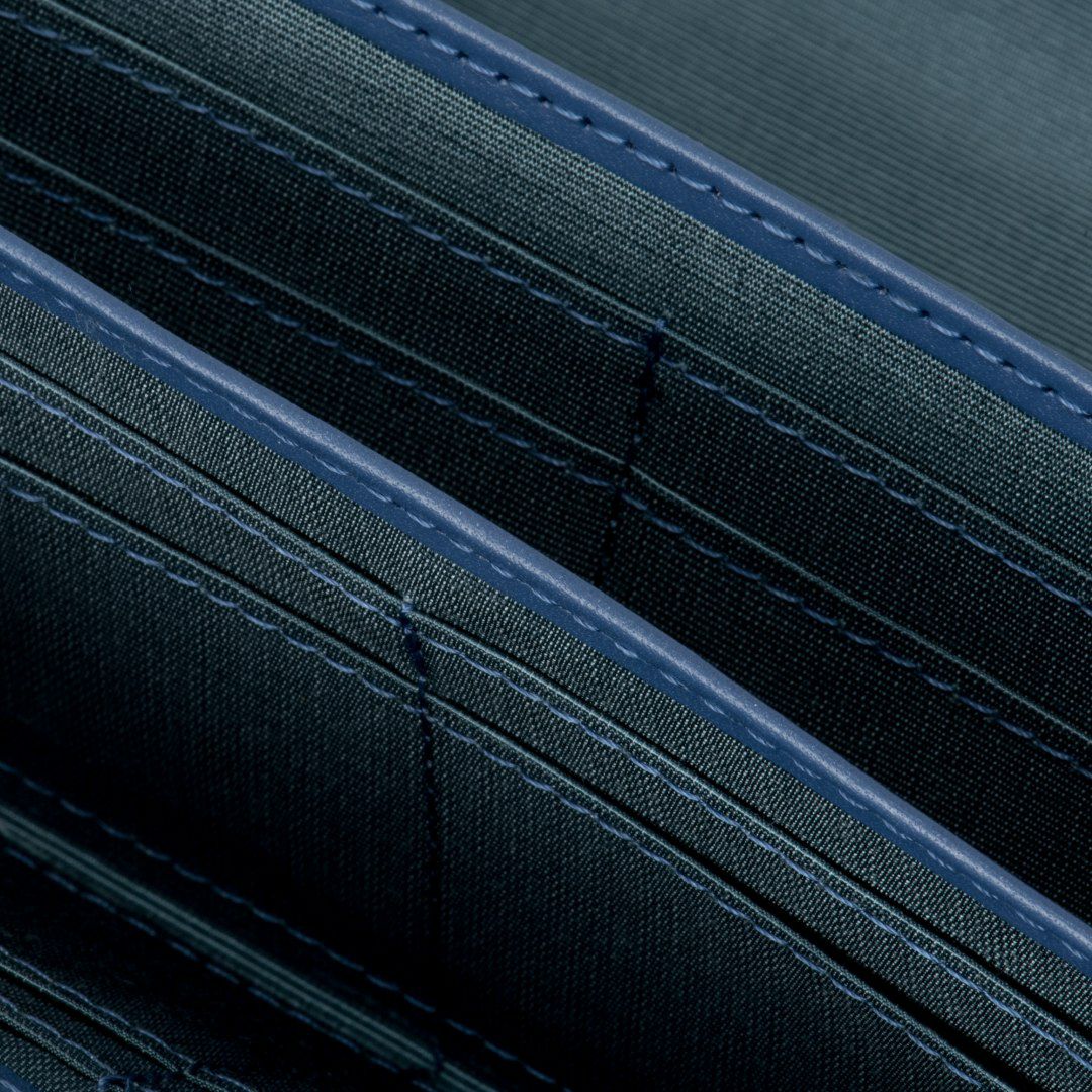 U by ungaro ミレーユ BOX長財布 ブルー