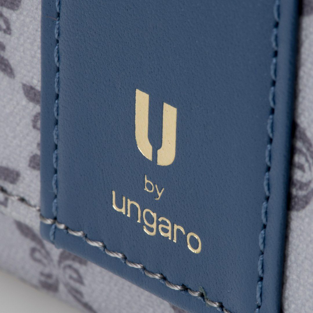U by ungaro ミレーユ BOX長財布 ブルー