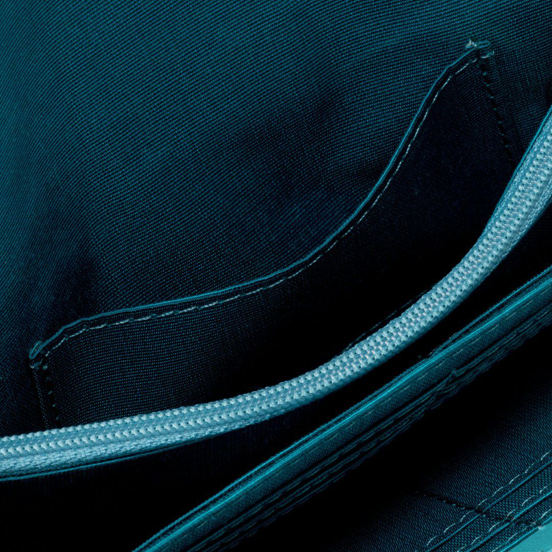 U by ungaro ミレーユ ダブルファスナー長財布 ターコイズブルー