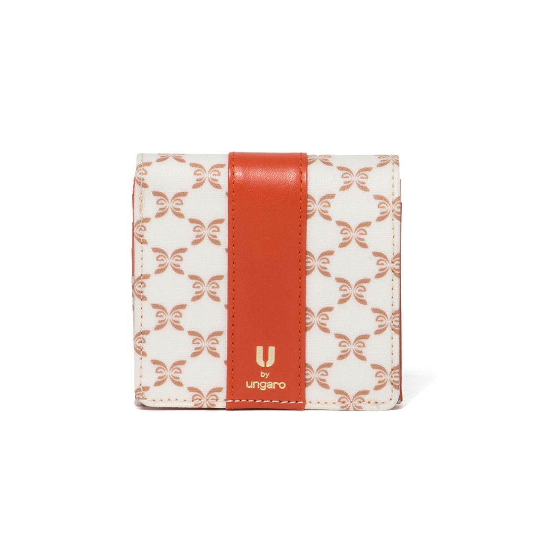  U by ungaro ミレーユ BOX折り財布 オレンジ