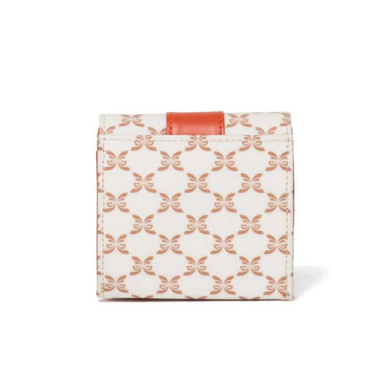  U by ungaro ミレーユ BOX折り財布 オレンジ