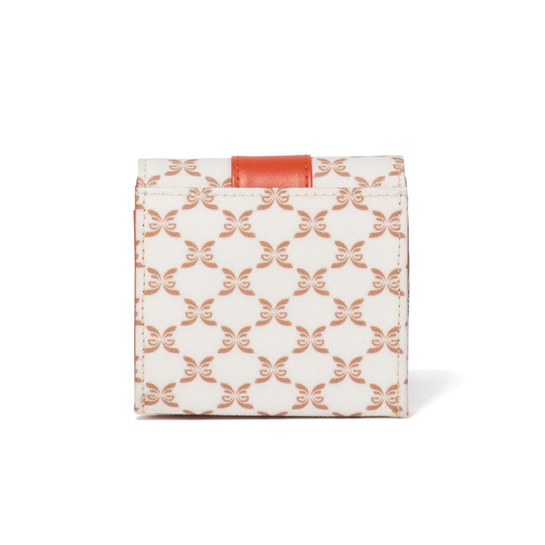  U by ungaro ミレーユ BOX折り財布 オレンジ