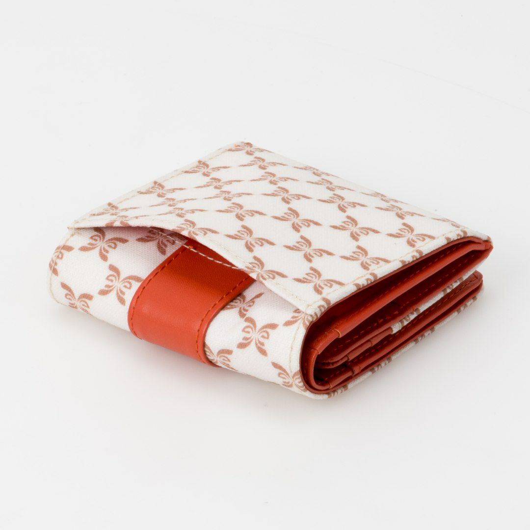  U by ungaro ミレーユ BOX折り財布 オレンジ