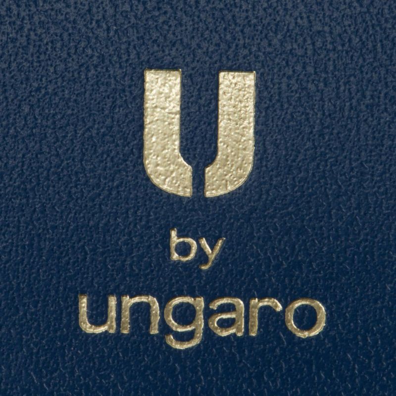 U by ungaro ミレーユ L字ファスナー折り財布 ブルー