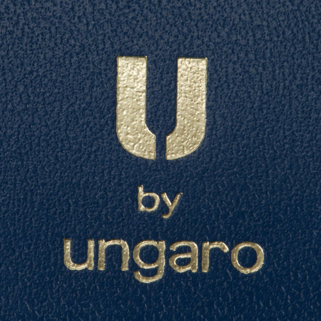 U by ungaro ミレーユ L字ファスナー折り財布 ブルー