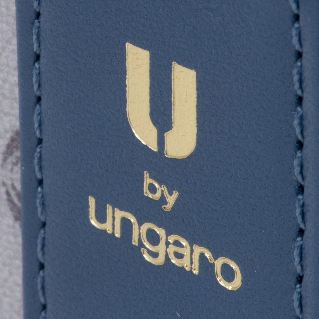 U by ungaro ミレーユ L字ファスナー折り財布 ブルー
