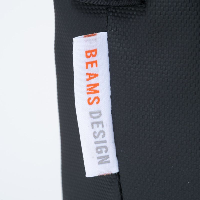 BEAMS DESIGN ELASTIC MESH ショルダーバッグ【BMMH0BSB】 ブラック