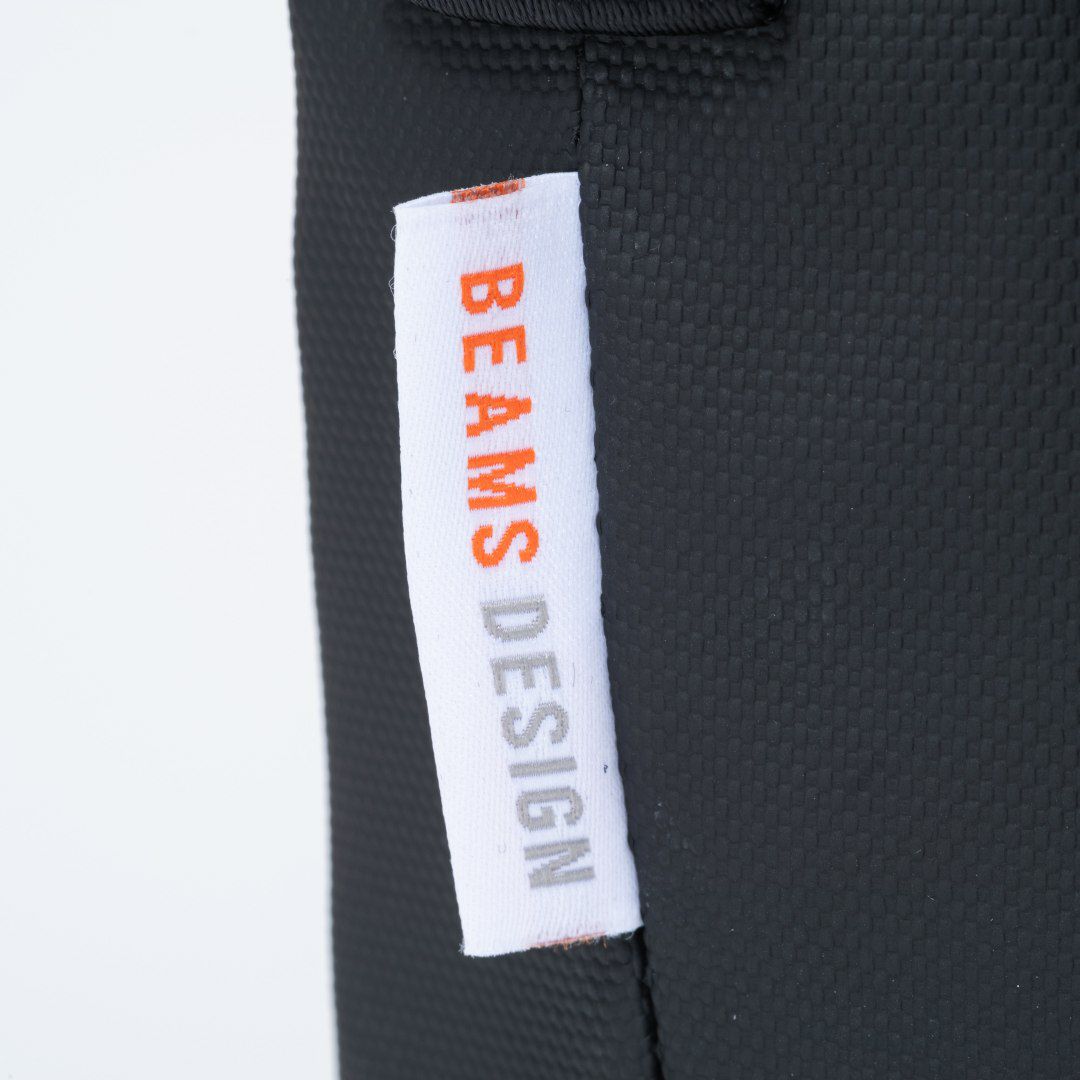 BEAMS DESIGN ELASTIC MESH ショルダーバッグ【BMMH0BSB】 ブラック