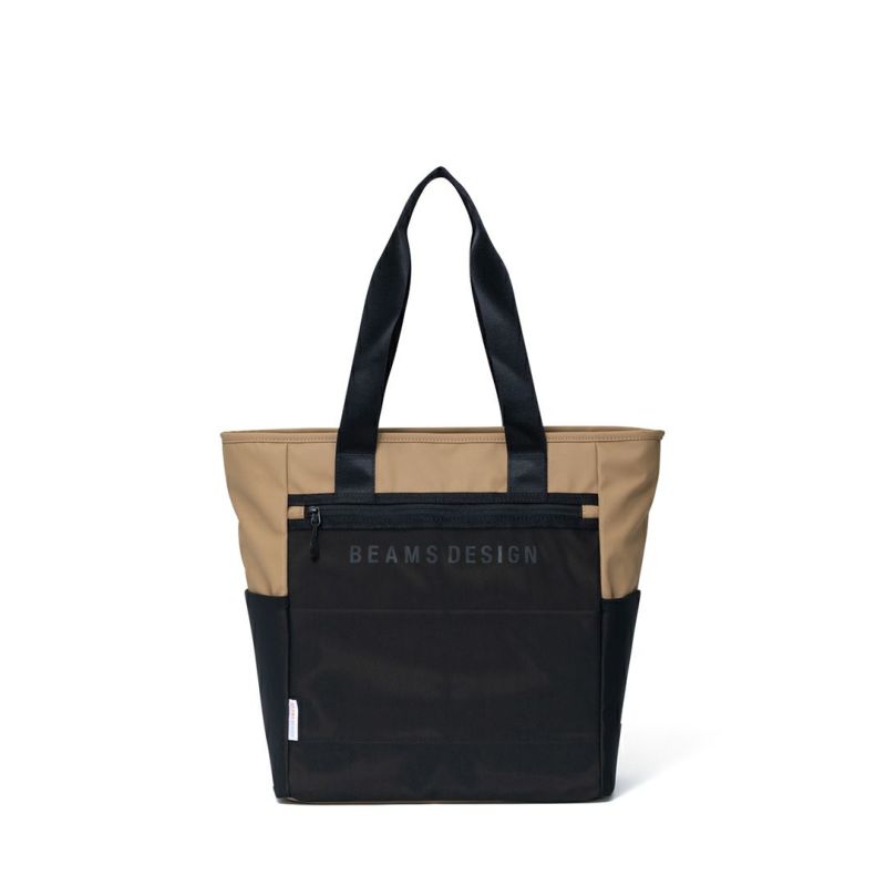 BEAMS DESIGN ELASTIC MESH トートバッグ【BMMH0BT3】 サンドベージュ