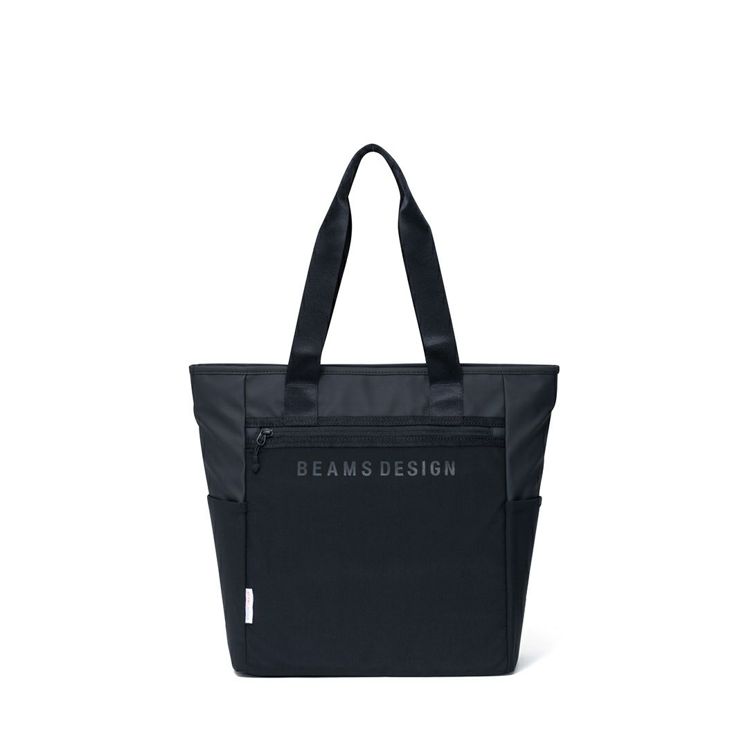 BEAMS DESIGN ELASTIC MESH トートバッグ【BMMH0BT3】 ブラック