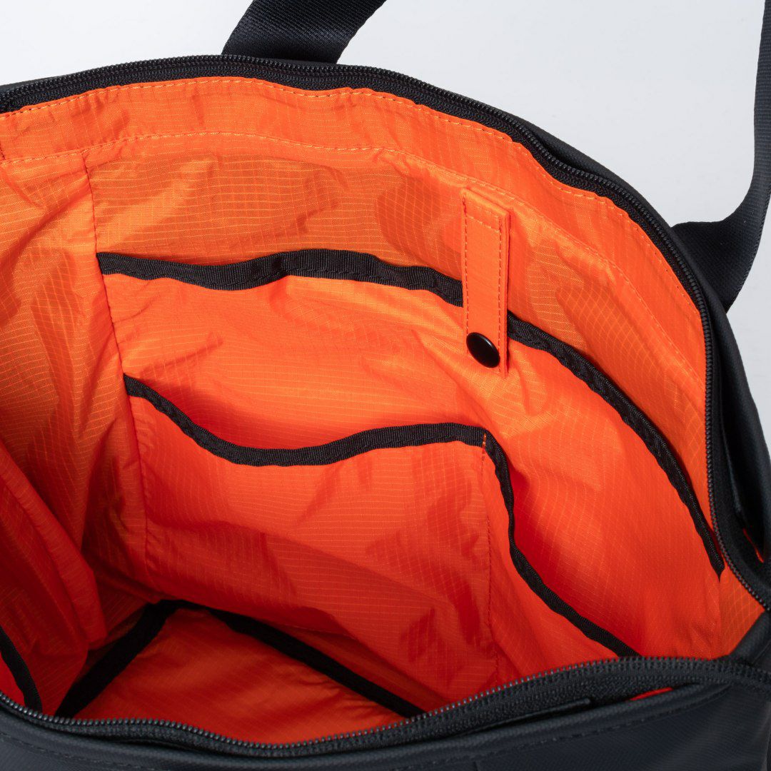 BEAMS DESIGN ELASTIC MESH トートバッグ【BMMH0BT3】 ブラック