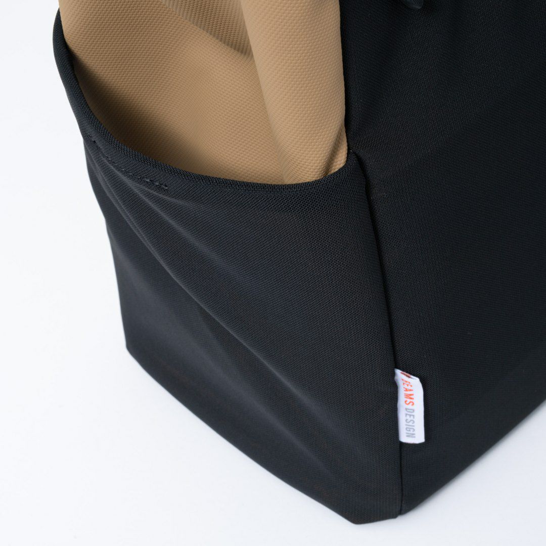 BEAMS DESIGN ELASTIC MESH トートバッグ【BMMH0BT3】 サンドベージュ