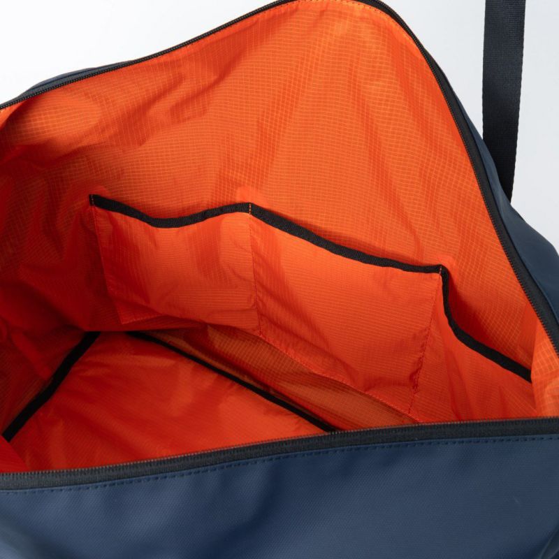 BEAMS DESIGN ELASTIC MESH ボストンバッグ【BMMH0BB1】 ネイビー