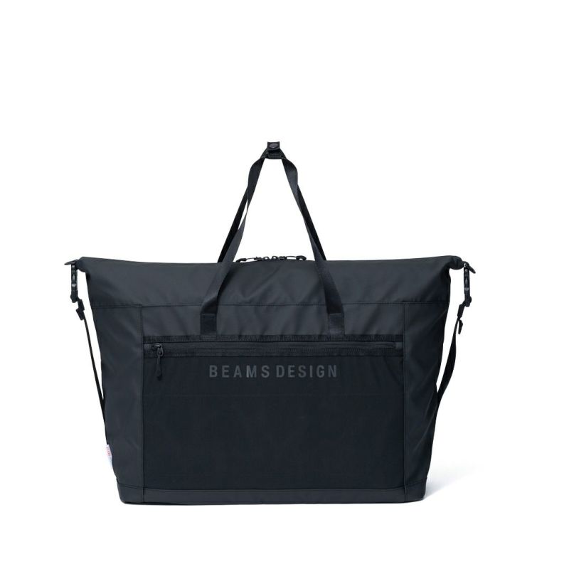 BEAMS DESIGN ELASTIC MESH ボストンバッグ【BMMH0BB1】 ブラック