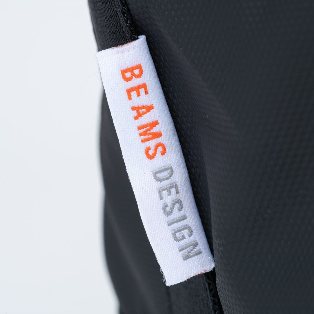BEAMS DESIGN ELASTIC MESH ボストンバッグ【BMMH0BB1】 ブラック