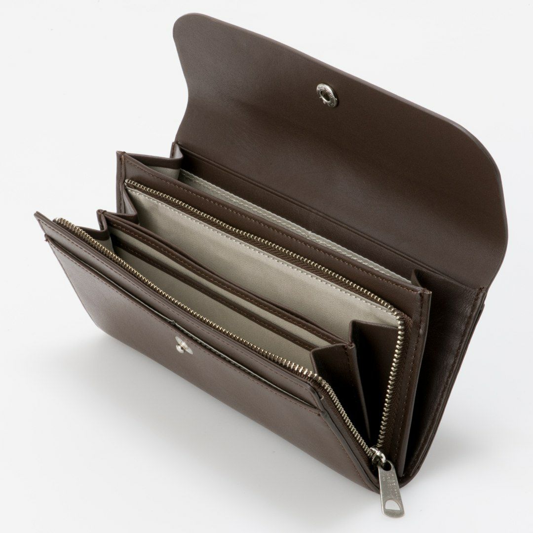 MARGARET HOWELL idea ナッシュ 長財布 モカ