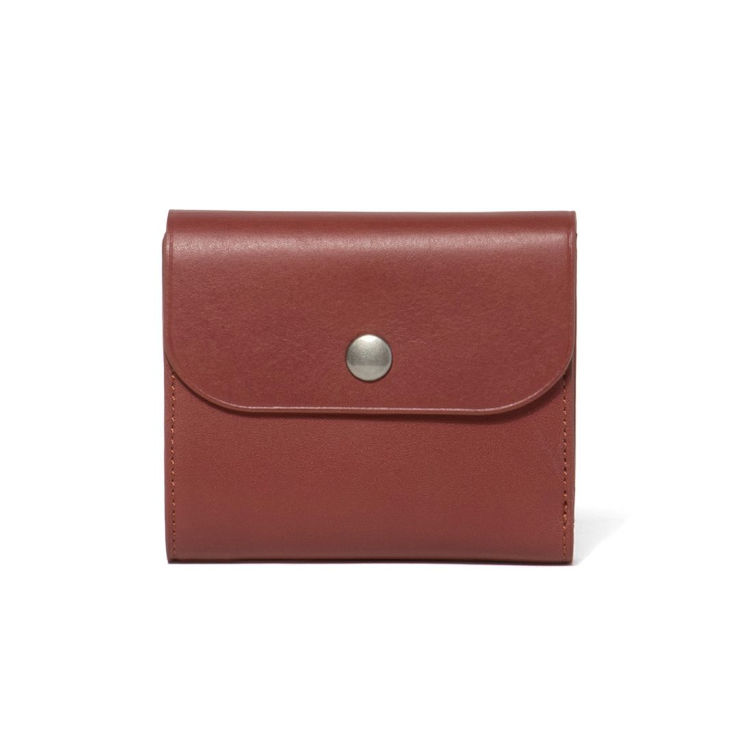 MARGARET HOWELL idea ナッシュ BOX折り財布 レンガ