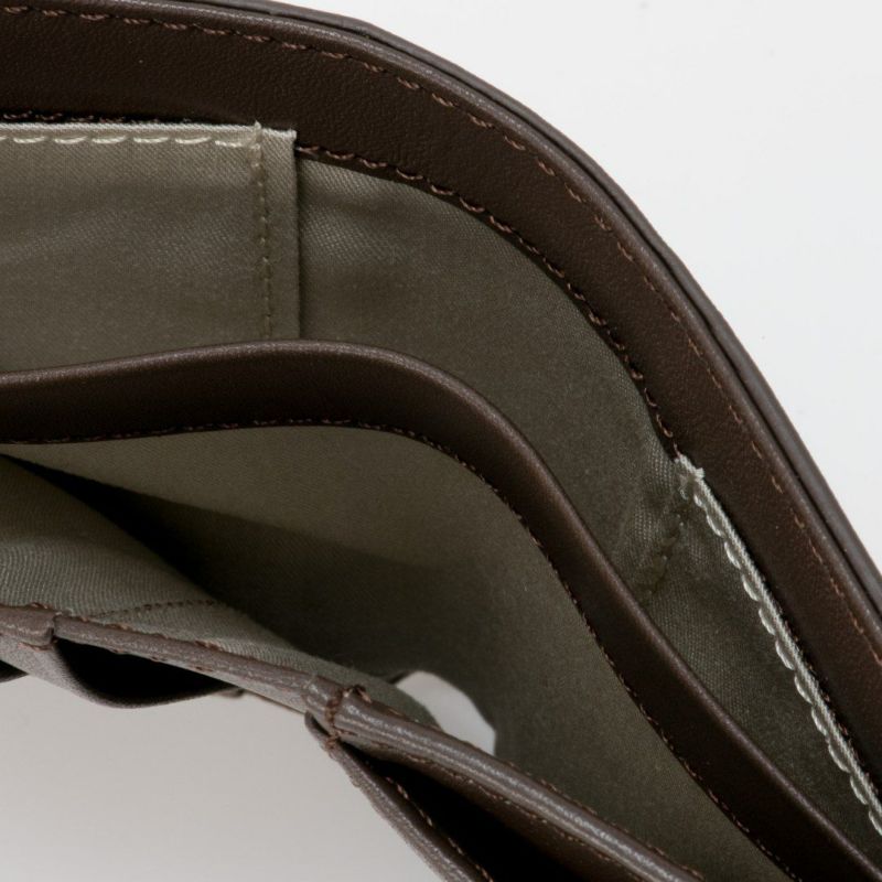 MARGARET HOWELL idea ナッシュ BOX折り財布 モカ