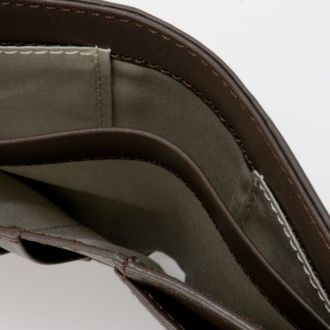 MARGARET HOWELL idea ナッシュ BOX折り財布 モカ